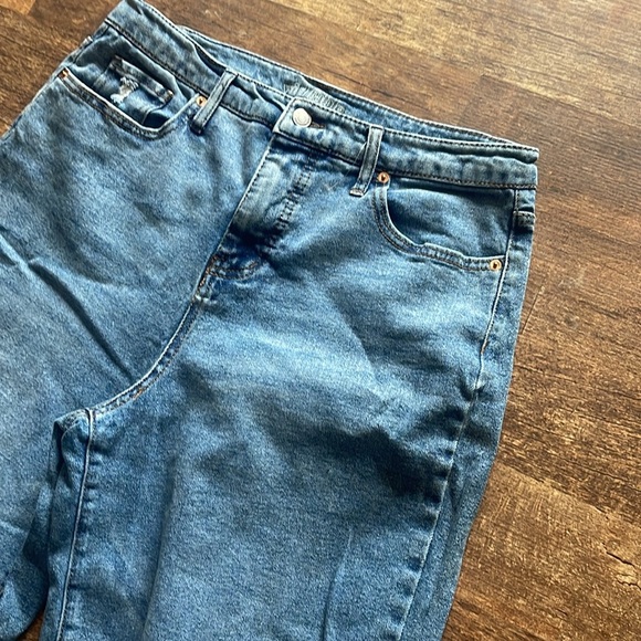 Wild Fable high-rise Skater wide leg full length denim jeans - Picture 3 of 7